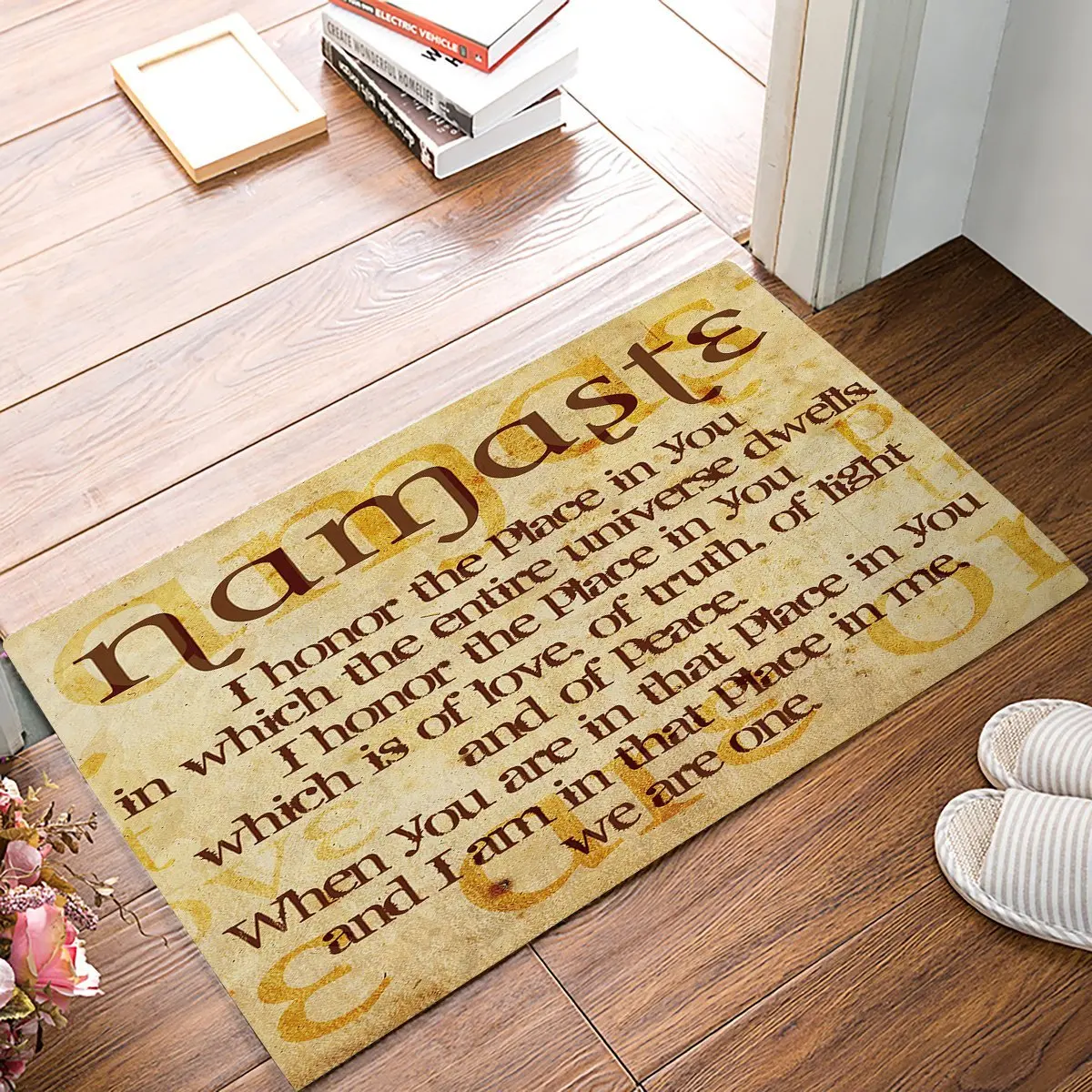 Коллекция Inspire Quote Namaste коврики для дверей кухни напольный коврик ванной комнаты