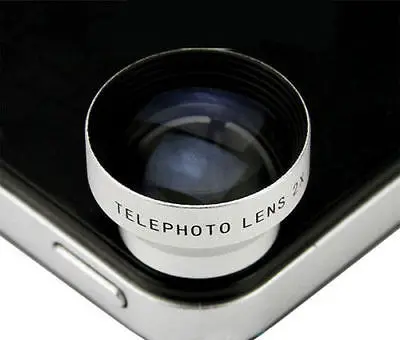 Магнитный 4 в 1 Рыбий Глаз + Телеобъектив широкоугольный макро Мобильного