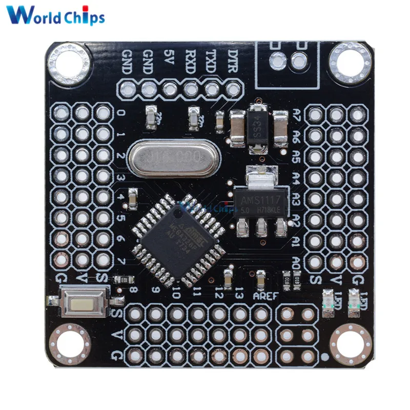 Pro Mini Atmega328 3 V 8MHz плата модуль для Arduino 328 ATMEGA328P микроконтроллер заменить ATMEGA128 с 14