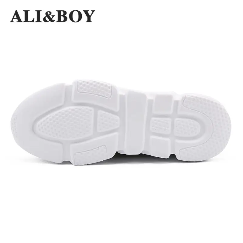 Дышащие кроссовки для мужчин черные и белые спортивные Zapatos Corrientes De Verano Chaussure Homme