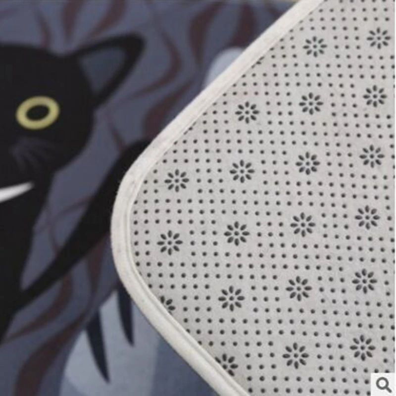 Кошачий пенопластовый ковер с коралловым бархатом модный для гостиной ванной