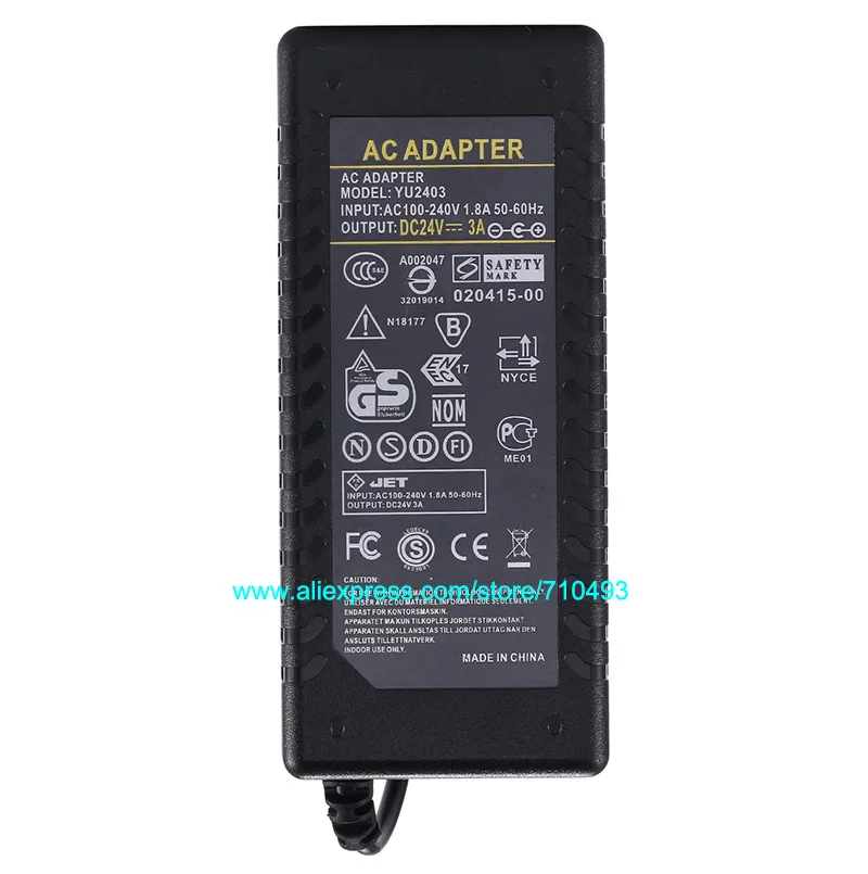 AC DC 24V 4A 3A 2A 1A адаптер питания зарядное устройство Трансформатор 5A источник с IC