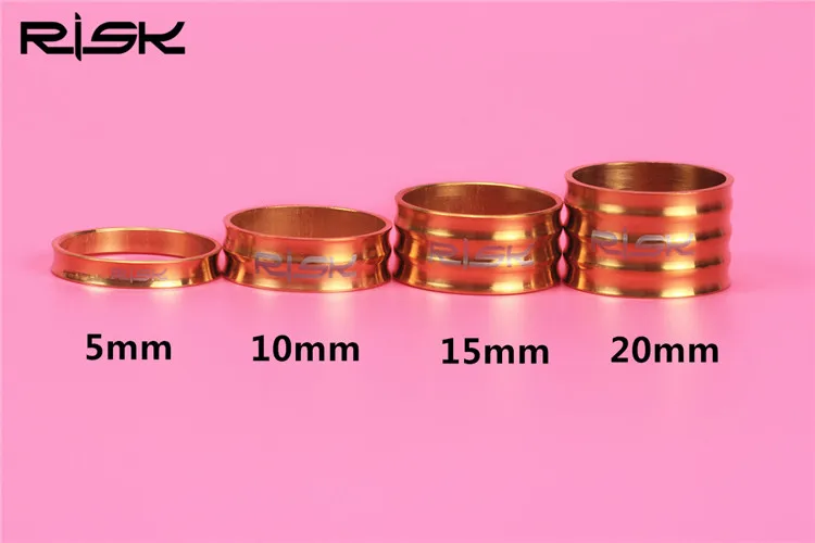 Аксессуары для велосипеда RISK Titanium Ti моечная гарнитура разделитель 1-1/8 &quot(5/10/15/20