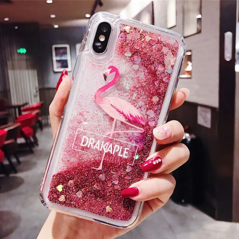 Чехол для телефона с изображением фламинго зыбучих песков для iphone 11 Pro Max 6s 7 8 Plus, чехол для iphone X, Xr, Xs, Max, задняя крышка - Цвет: huoyanniao4