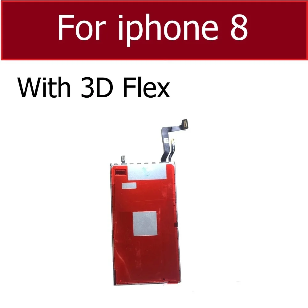 ЖК-дисплей с подсветкой панель для iPhone 6S 7 8 Plus Подсветка ЖК-экрана пленка с 3D сенсорной функцией гибкий кабель Замена