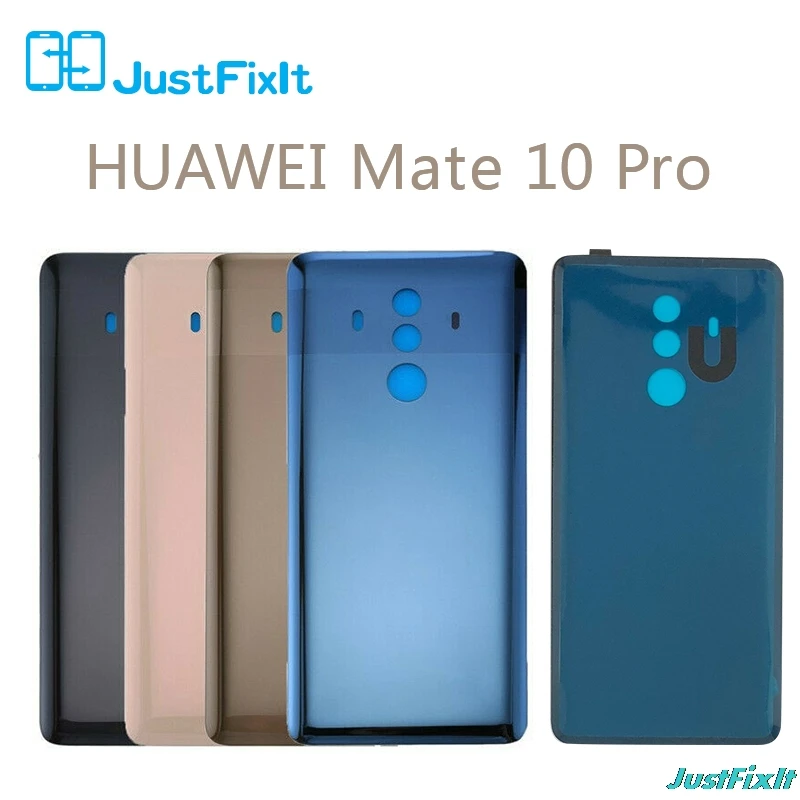 Оригинальный чехол для HUAWEI Mate 10 Pro со стеклянной батареей запасная задняя дверь