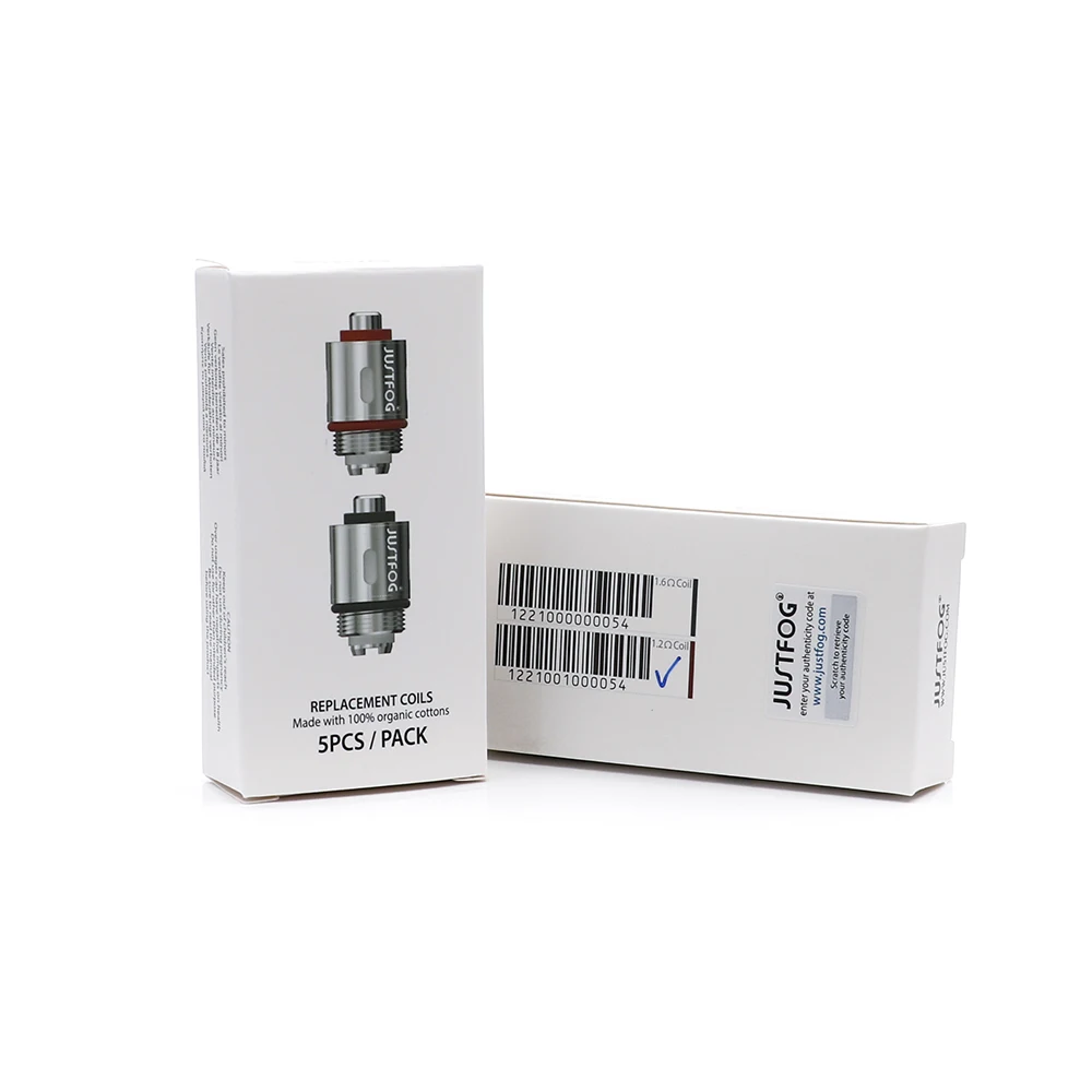 20 шт./лот JUSTFOG Q16 катушки 1.2ohm и 1.6ohm японский органический хлопок комплект катушек для Q16 Q14 S14 G14 C14 starter kit