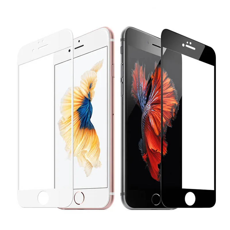 Полноэкранная защита закаленное стекло для iPhone X защитная пленка экрана 7 8 plus 0 26