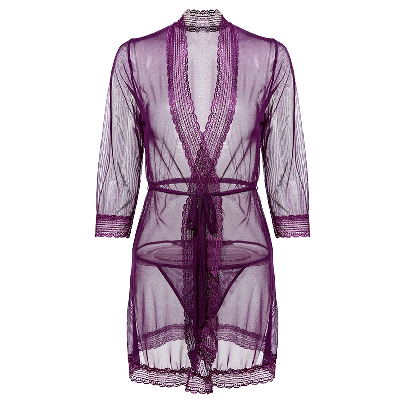 3 шт. нарядное женское кружевное платье ночное белье с шалью женский сексуальный