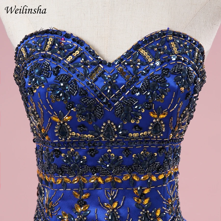 Женский корсет Weilinsha королевское синее платье Quinceanera модель 2019 шикарное милое 16 |