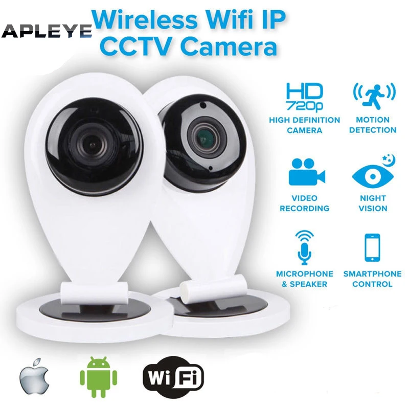 Apleye 720 P WI FI IP Камера yoosee видеонаблюдения Мини Ночное видение Беспроводной
