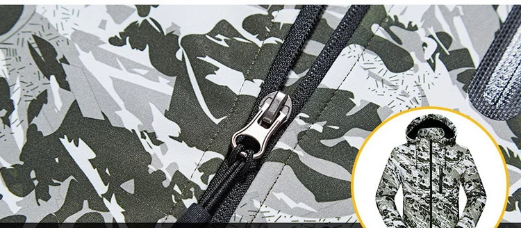 LoClimb Мужская Уличная походная куртка мужская теплая флисовая камуфляжная куртка 5XL Треккинговая ветровка водонепроницаемая куртка AM351