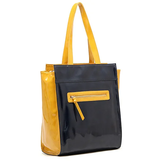 Англия Стиль Сумки женские Модные Патент PU Кожаная Сумка Случайные