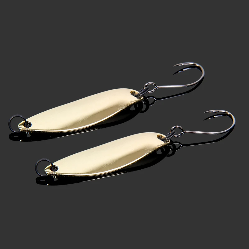 2 шт. Trulinoya 1 6g 8g 3 5g золотого серебряного цвета блесны металла Pesca Медь на карпа