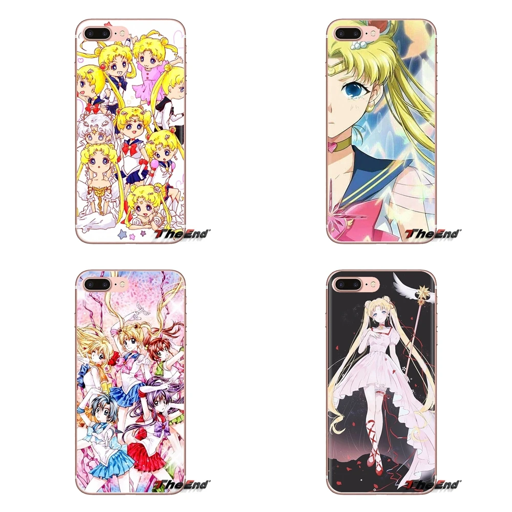 Сейлор Мун Кристалл Милая версия Girly для iPod Touch Apple iPhone 4 4S 5 5S SE 5C 6 6S 7 8 X XR XS Plus MAX