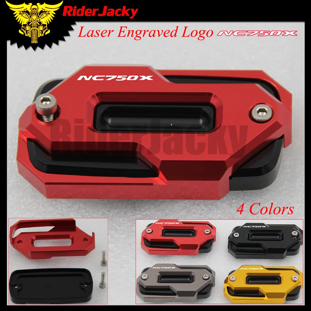 

RiderJacky Motorcycle Front Brake Master Cylinder Fluid Reservoir Cover CAP For Honda NC750X NC 750X 2014-2016(years) 2015