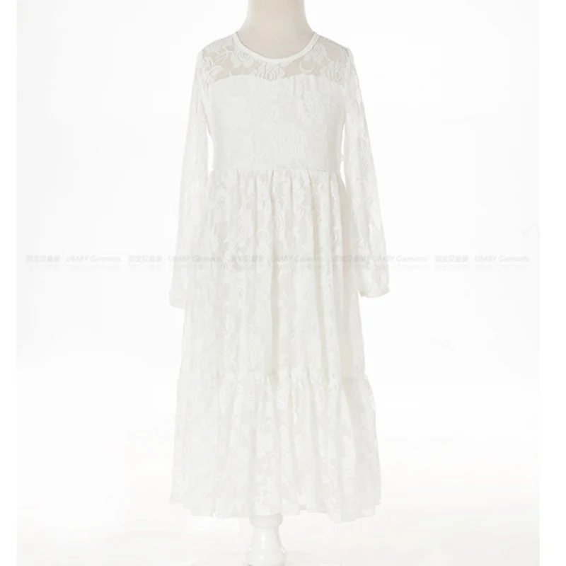 Детское платье с длинным рукавом на возраст 2-12 лет | Детская одежда и обувь