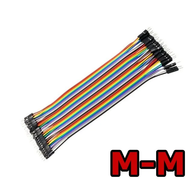Dupont line 120 шт. 30 см мужской+ мужской женский и Женский Соединительный провод Dupont кабель для Arduino - Цвет: 30CM MM