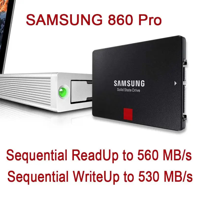 Samsung 1 ТБ SSD HDD 2," 256 GB 512GB 2 ТБ Sata3 intel 3D MLC V-NAND 860 EVO Pro флеш-память твердотельный накопитель для ноутбука