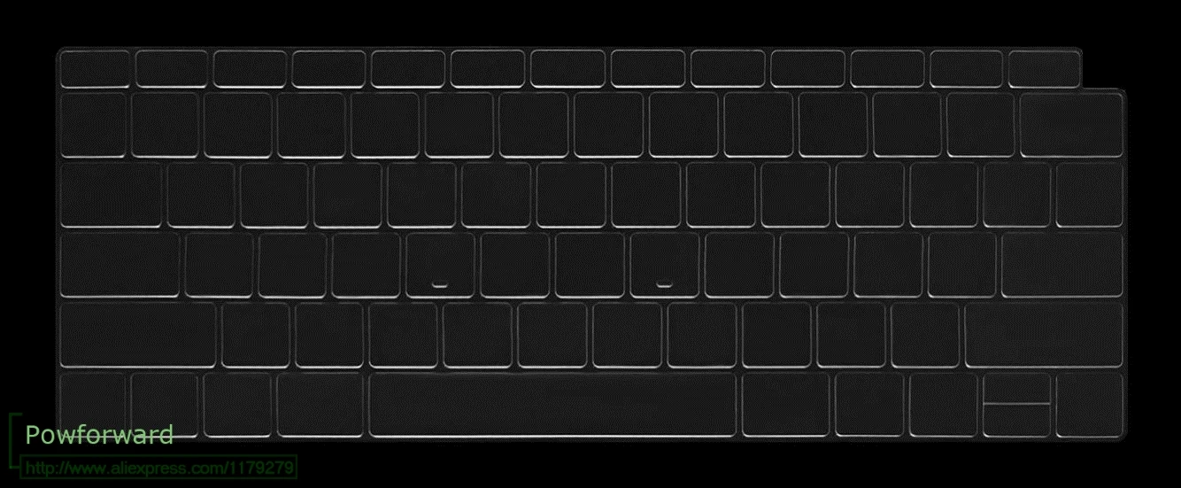 ТПУ защитный чехол для клавиатуры Apple macbook Air Pro с retina 11 12 13 15 17 Сенсорная панель 13,3 15,4