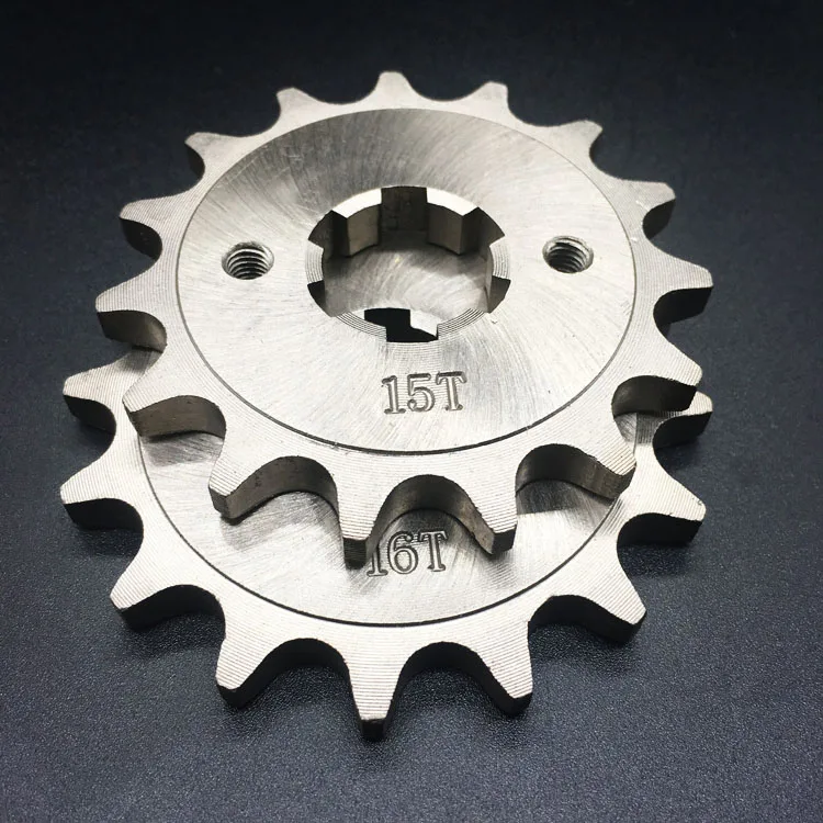 Передняя Звездочка цепи 15 16 зубьев для мотоцикла YAMAHA YBR150 5 YS150 428|teeth sprocket|front sprocket15