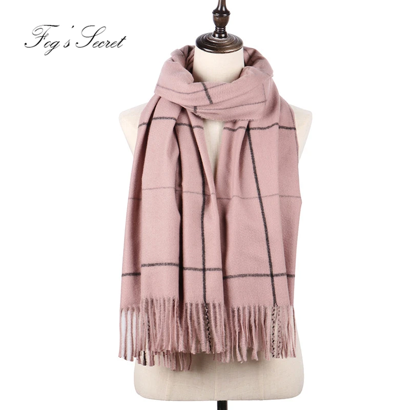 Women Big Pashmina palatine Business shawl For female 2019 Winter Warm handkerchief | Аксессуары для одежды
