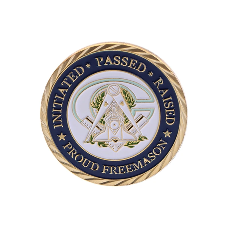 Памятная монета Freemasons серебро Золотая вера коллекция художественные подарки сувенир