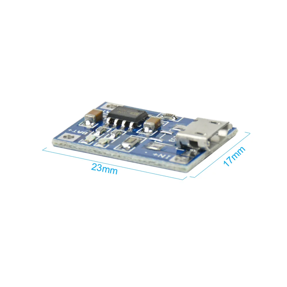 AIYIMA 5 шт. в micro USB 1A литиевая батарея 18650 зарядное устройство модуль LED TP4056|18650