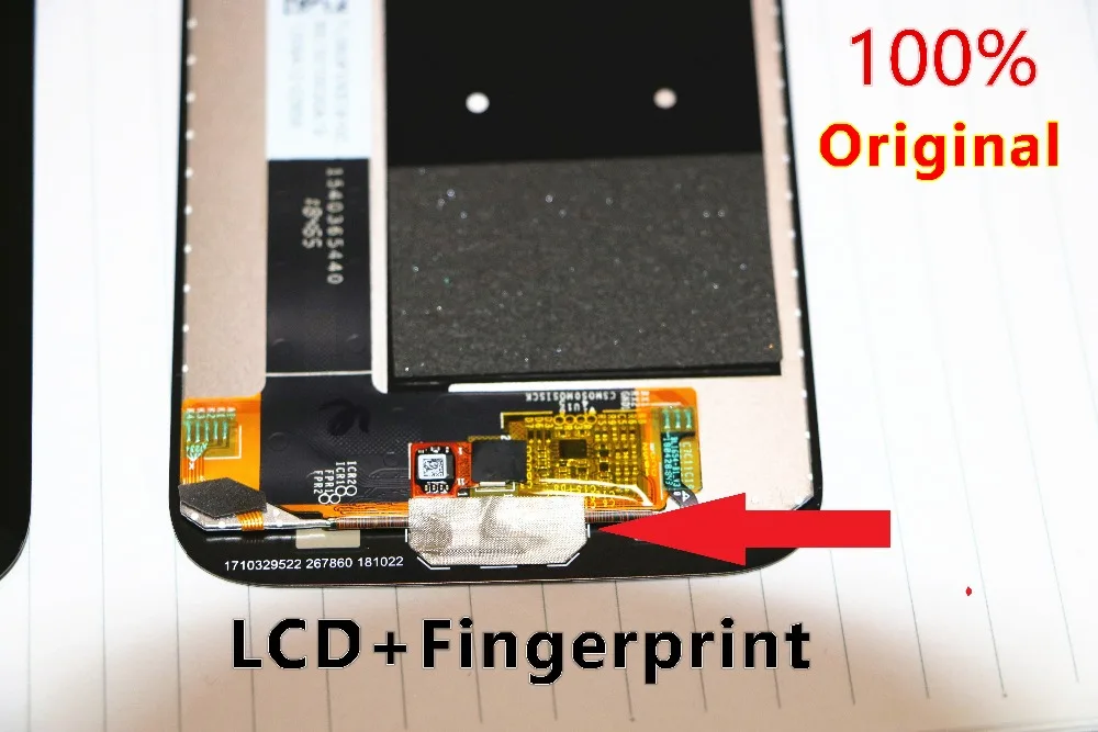 Оригинальный Для Black shark LCD xiaomi черный Акула дисплей сенсорный экран с отпечатком