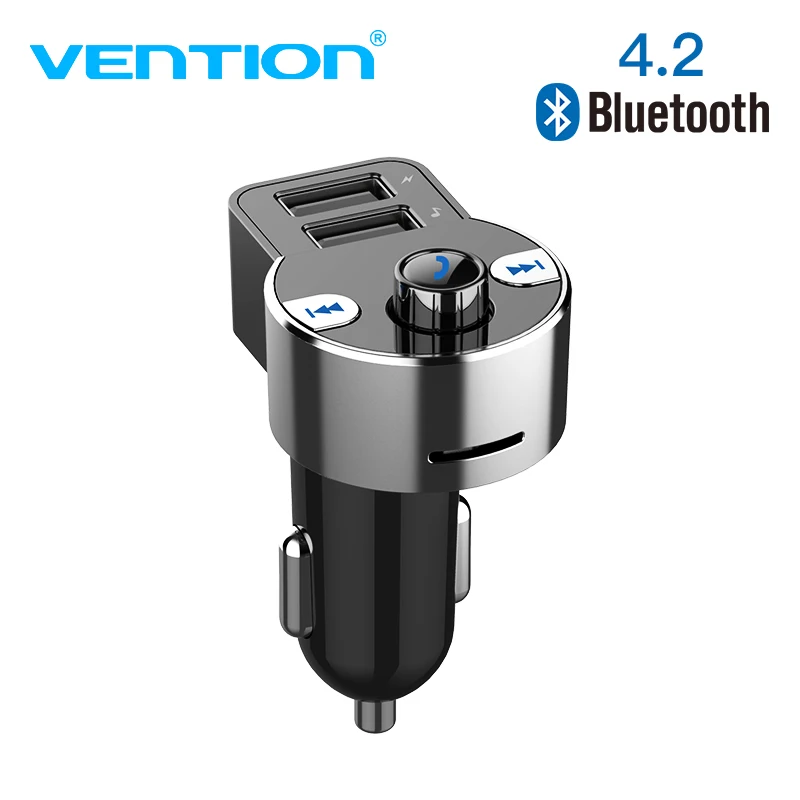Автомобильное зарядное устройство Vention с функцией Bluetooth 5 В 3 1 А|Зарядные