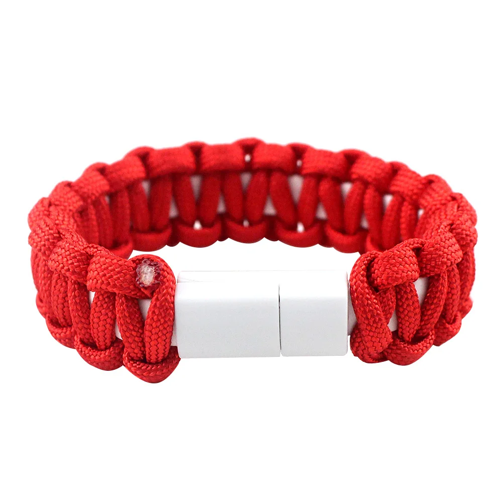 Портативный Браслет Носимых видов спорта для Android USB браслет Открытый кабель