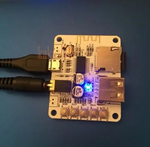 2 шт. Bluetooth аудио приемник USB TF карта MP3 WMA FLAC декодирующий плеер Предварительный