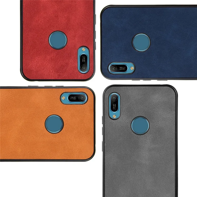 Huawei Y6 2019 чехол для телефона из искусственной кожи MRD-LX1 MRD-LX1F Y 6 Prime Y6Prime с откидной