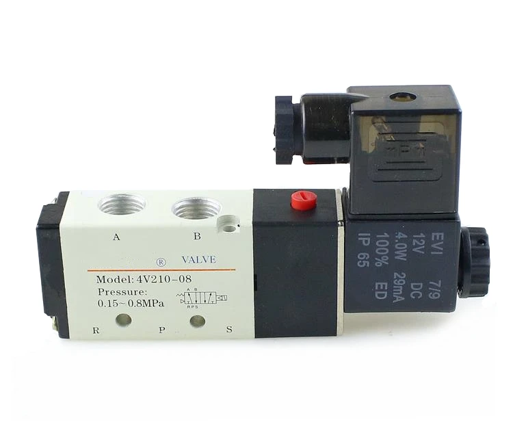 4V210 08 1/4 &quot2 Позиция 5 Порты и разъёмы AirTAC воздуха Электромагнитные клапаны