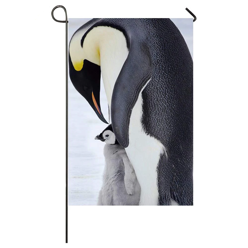 

Seasonal Garden Flag for Outdoors 12 x 18 inch Large Holiday Yard Flags Colorful penguin Yard Garden Flag With High Quality Hot