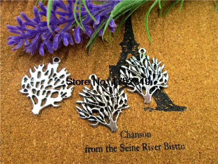 Подвески в виде дерева 20 шт дневные подвески 24x30 мм|tree charm|tree of life charmcharm charm |