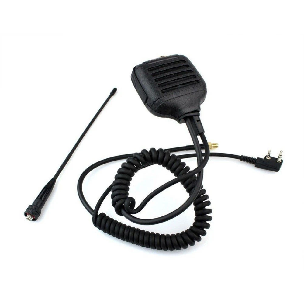 UHF VHF двухстороннее радио динамик и микрофон с SMA разъем антенна Радио Колонки