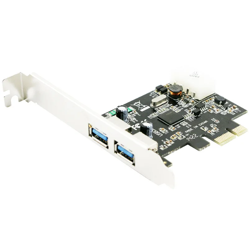 2-Порты и разъёмы для суперскоростного 3,0 PCI-E PCIE PCI Express 4-контактный разъем IDE адаптер usb3.0 добавить на карту с низкий профиль