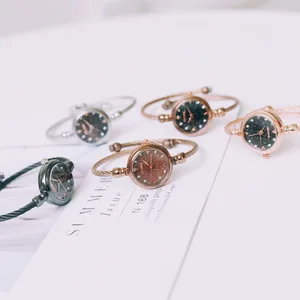 Золотые Роскошные женские наручные часы с бриллиантами от бренда ulzzang, ЖЕНСКИЕ НАРЯДНЫЕ часы, маленькие женские часы с ремешком из нержавеющей стали