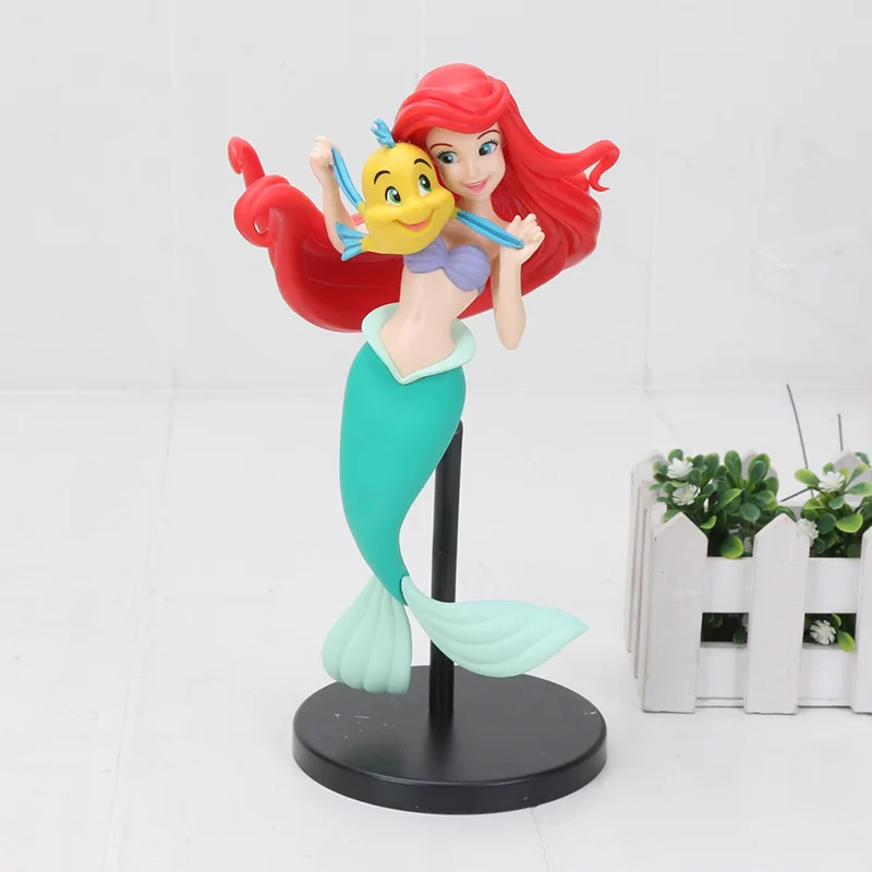 20cm bag Ariel Q Posket принцесса игрушка Русалочка SPM Принцесса Ариэль маленькая Русалка ПВХ фигурка модель игрушки куклы Подарки - Цвет: 20cm bag Ariel
