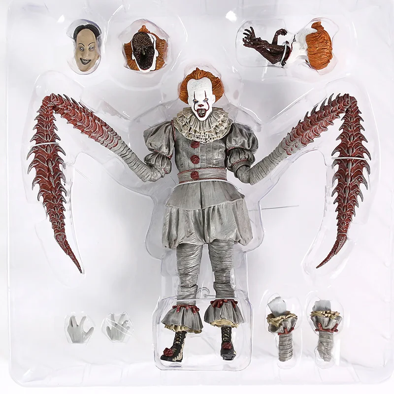 NECA это Джокера в Танцы клоун из ПВХ, движущаяся фигурка, Коллекционная модель, игрушка с светодиодный свет