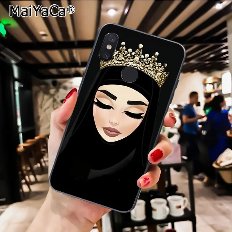 A6 MaiYaCa Мусульманский Исламский грил глаза чехол для телефона Xiaomi Redmi8 4X 6A Redmi Go Redmi5 5Plus Note7 8ProA1 A2Lite - Цвет: A6