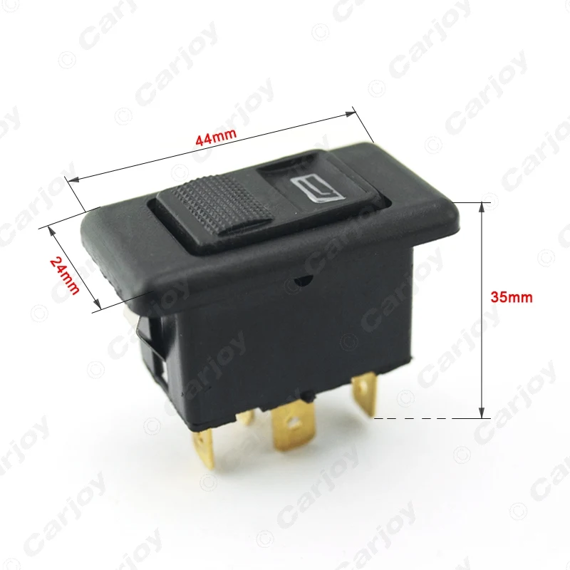 MOTOBOTS 1 шт. Универсальный 5pins электромобиль Мощность оконный переключатель 12 V/24 V 20A с подсветкой индикатор# CA1449