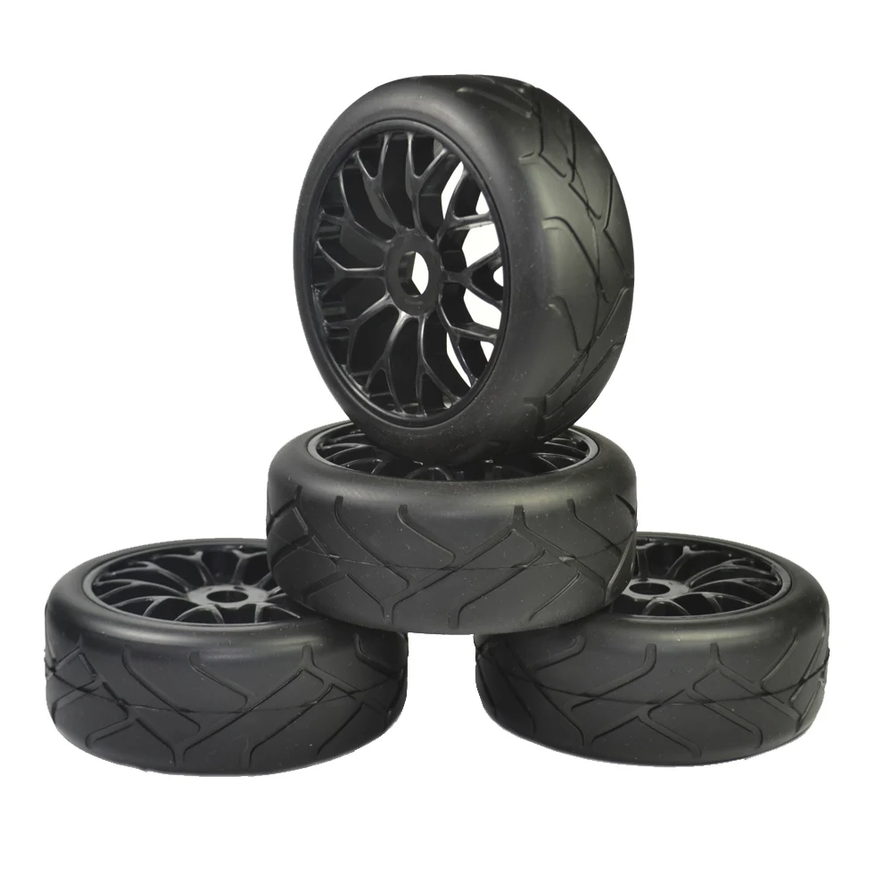 1/8 Багги (дорожные шины) 17 мм (для kyosho/hobao/HSP/HPI) 4 шт. шины|1/8 buggy tires|buggy 1/8tires |