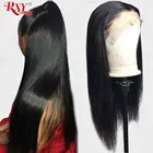 360, парик RXY на сетке спереди, предварительно выщипанные Детские волосы, парик на сетке спереди, парики из человеческих волос на сетке для черных женщин, перуанский парик с неповрежденными волосами