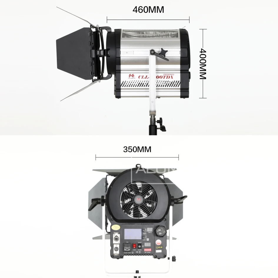 ALUMOTECH LED FRESNEL CLL-4800TDX II DMX 480W двухцветный источник питания MW для студийной лампы |