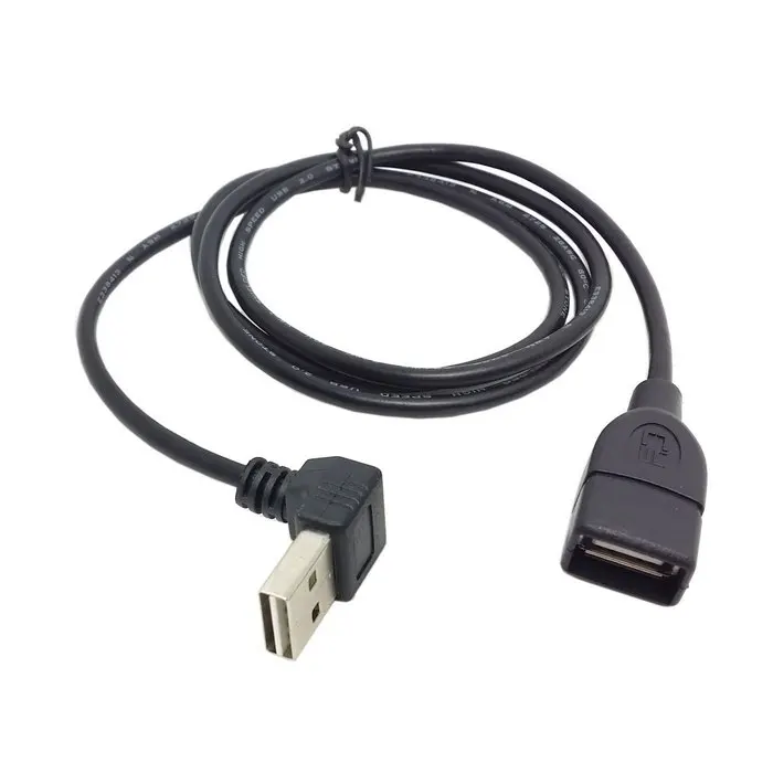 3 фута USB 2 0 штекер гнездо удлинитель 100 см двусторонний дизайн вверх и вниз под