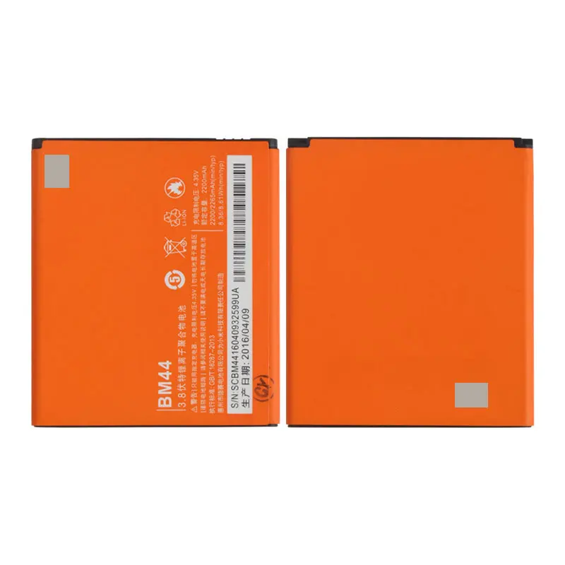 100% Оригинальный запасной аккумулятор для Xiaomi Redmi 2 BM44 умный мобильный телефон + - Фото №1