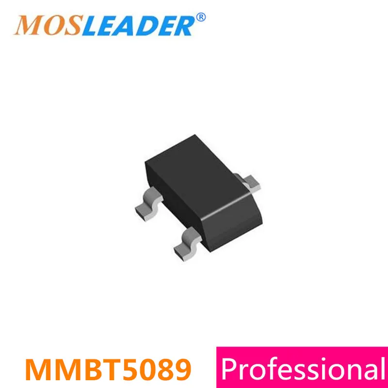 Mosleader MMBT5089 SOT23 1000PCS 3000PCS NPN 25V 100mA 0.1A MMBT5089LT1G High quality