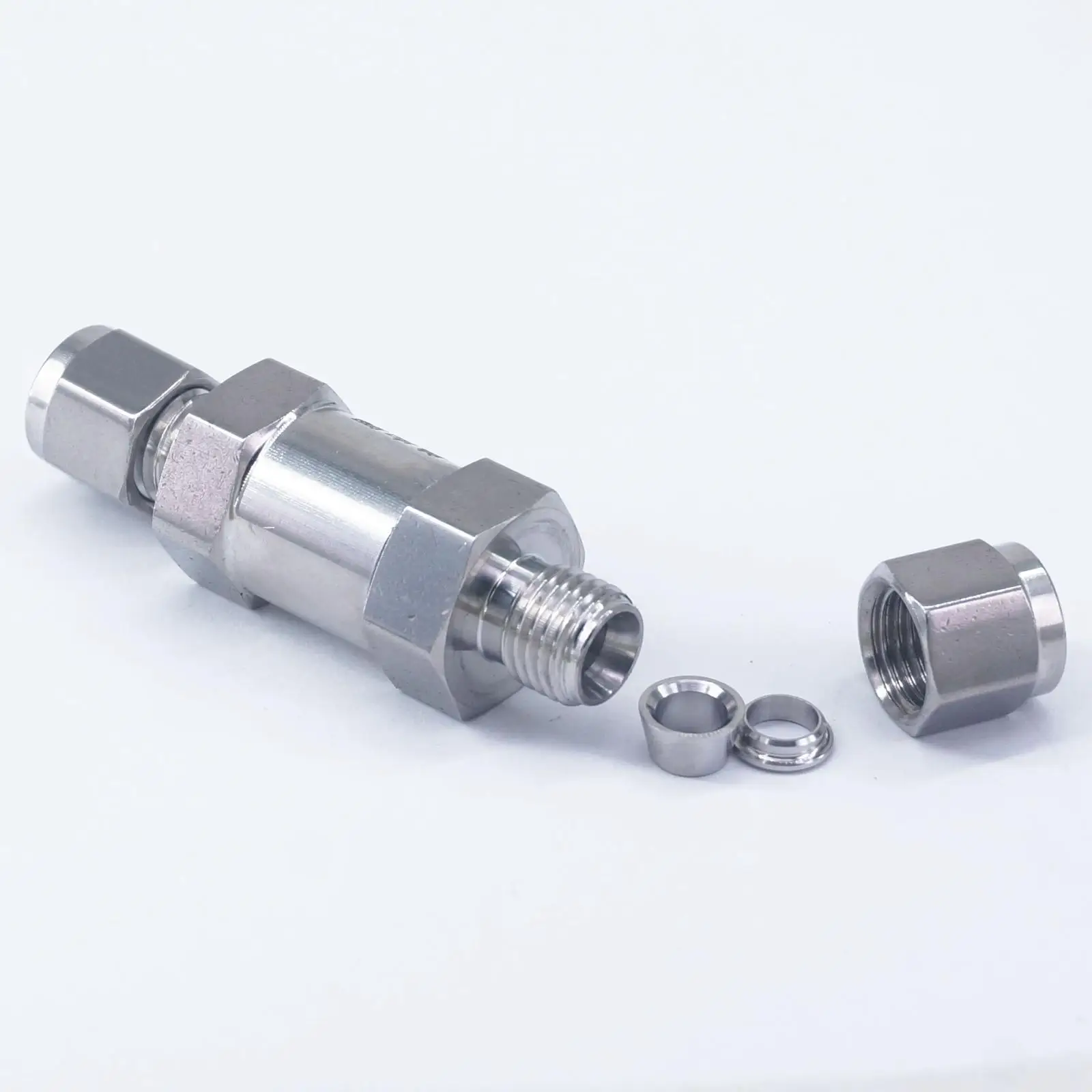 Fit 6mm OD Tube SS316 One Way Non-return Valve Check Water Gas Oil Обустройство дома